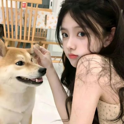 透视画男孩与全景画女孩